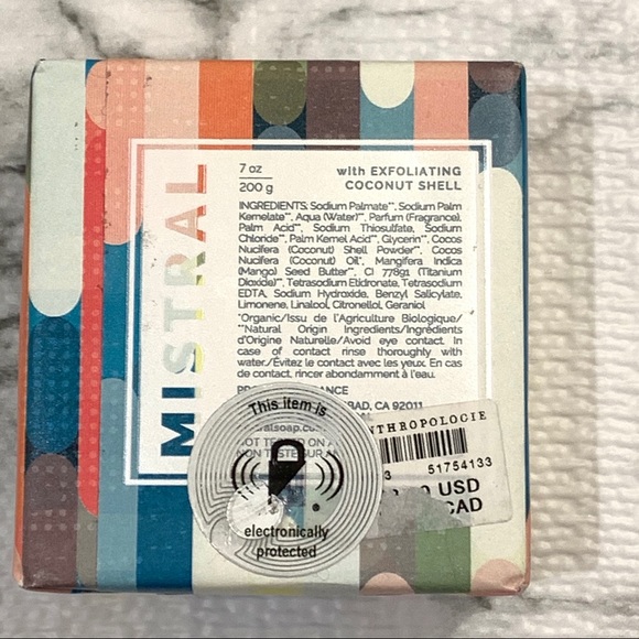 4/$25 Mistral @ Anthropologie Luxury Bar Soap Sand - Picture 2 of 9